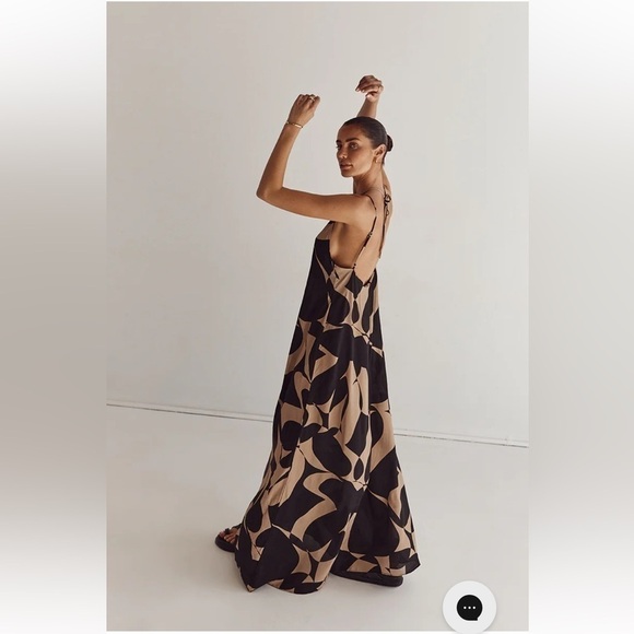 DISSH MAPLE CAMEL SLIP MAXI DRESS - SIZE 4 - Picture 11 of 11